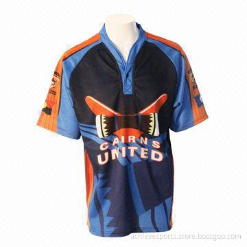 Sublimation Rugby Jerseys, Customized for Schools and Clubs